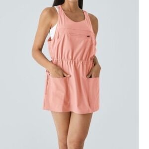 Halara Breezeful Pockets Drawstring Quick Dry Mini Hiking Active Dress Large NWT